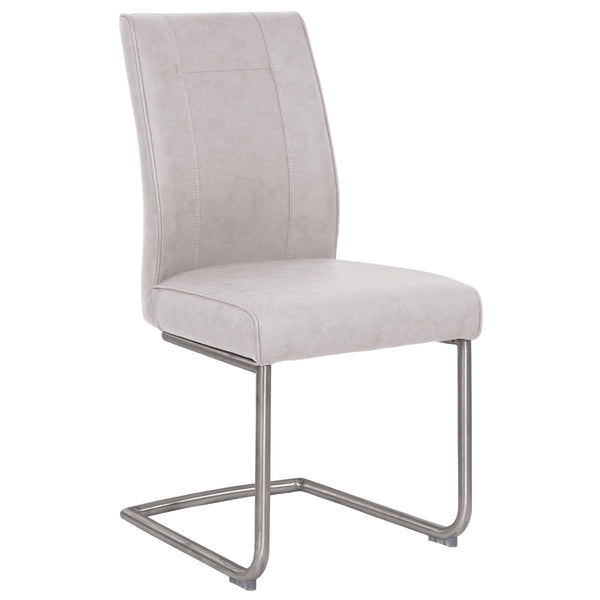 Apollo Contour Dining Chair - Light Grey