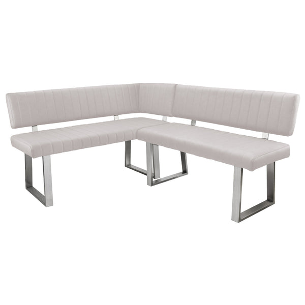 Apollo Left Hand Corner Bench - Light Grey