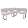 Apollo Right Hand Corner Bench - Light Grey