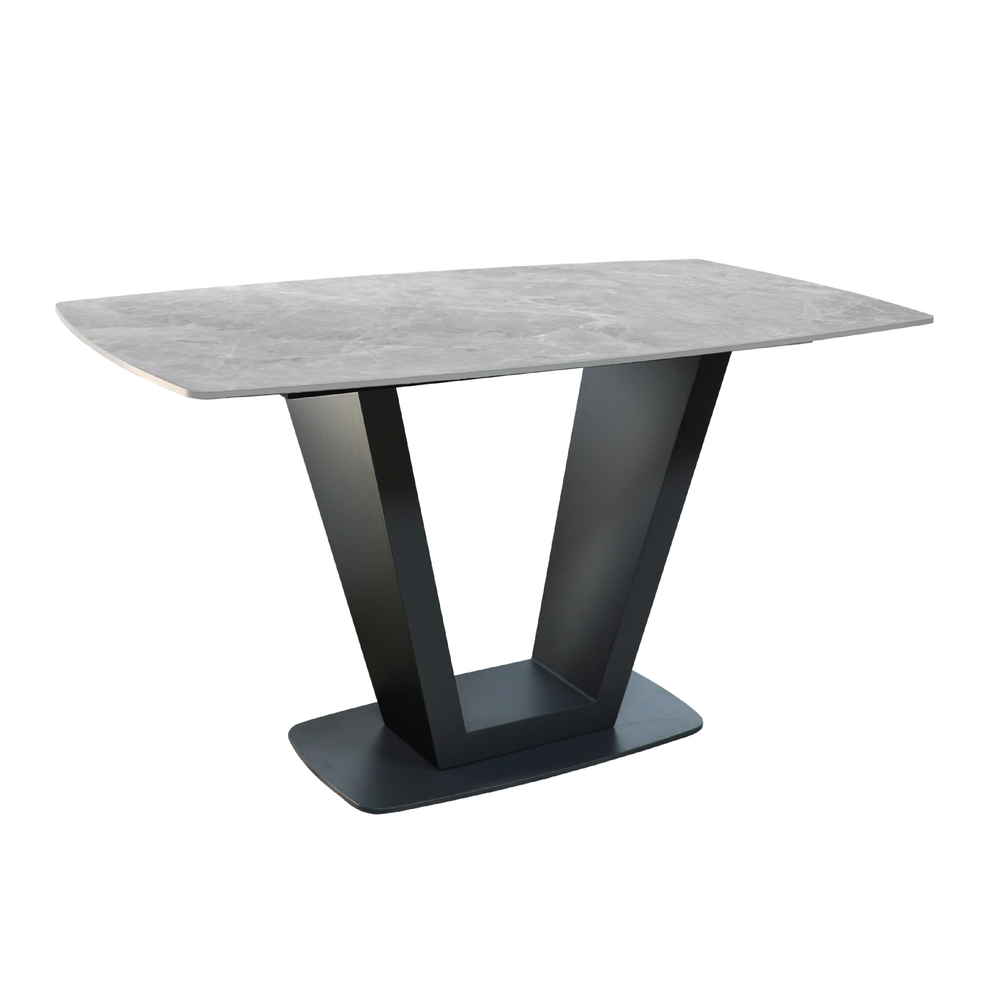 Apollo Compact Dining Table - Grey