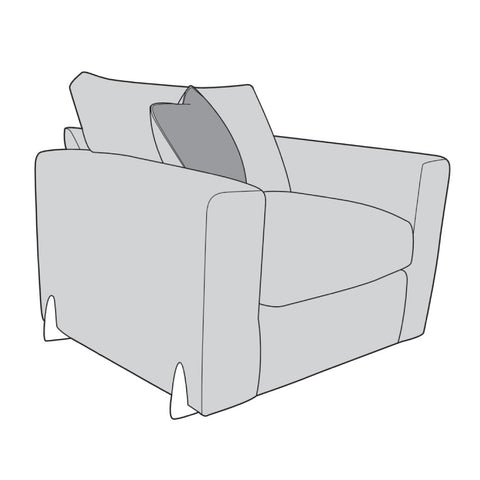 Abel Sofa - Arm Chair (Standard Back)