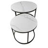 Athena Round Nest of 2 Coffee Tables