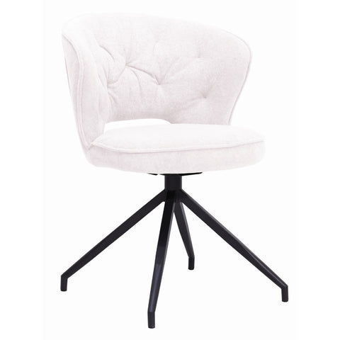 Atlas Open Back Swivel Dining Chair - Natural