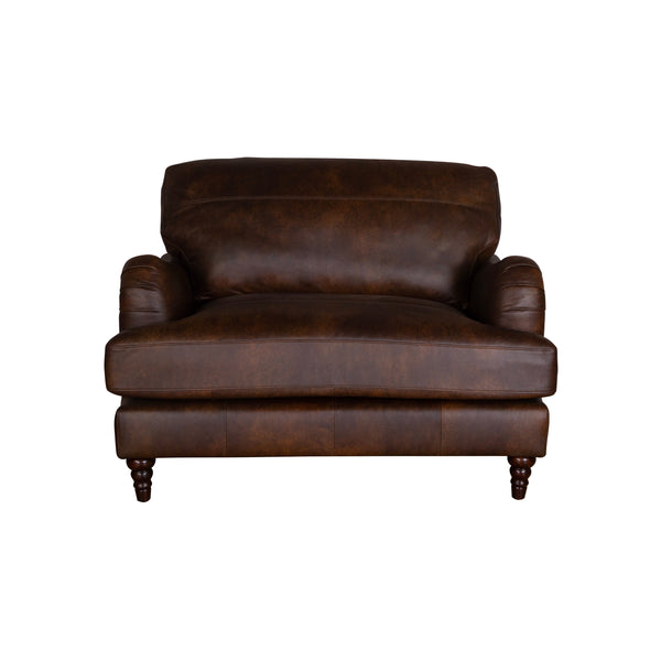 Beatrix Leather Sofa - Love Chair