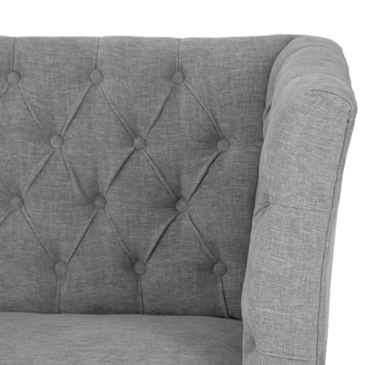 Montgomery Right Hand Buttoned Back Bench - Grey