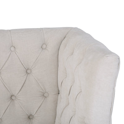 Montgomery Right Hand Buttoned Back Bench - Natural