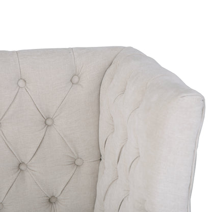 Montgomery Right Hand Buttoned Back Bench - Natural