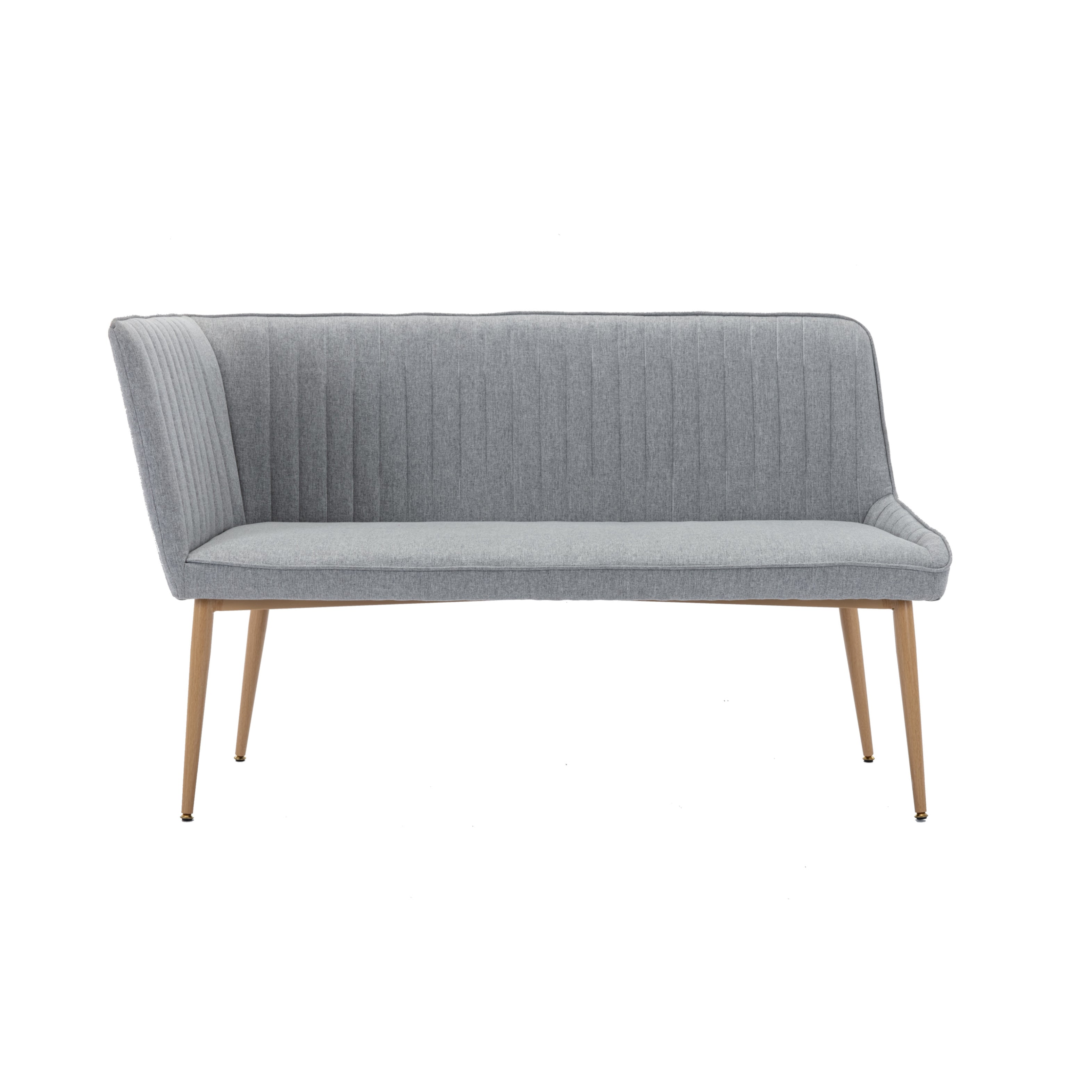 Otis Left Hand Corner Bench - Light Grey
