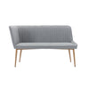 Otis Left Hand Corner Bench - Light Grey