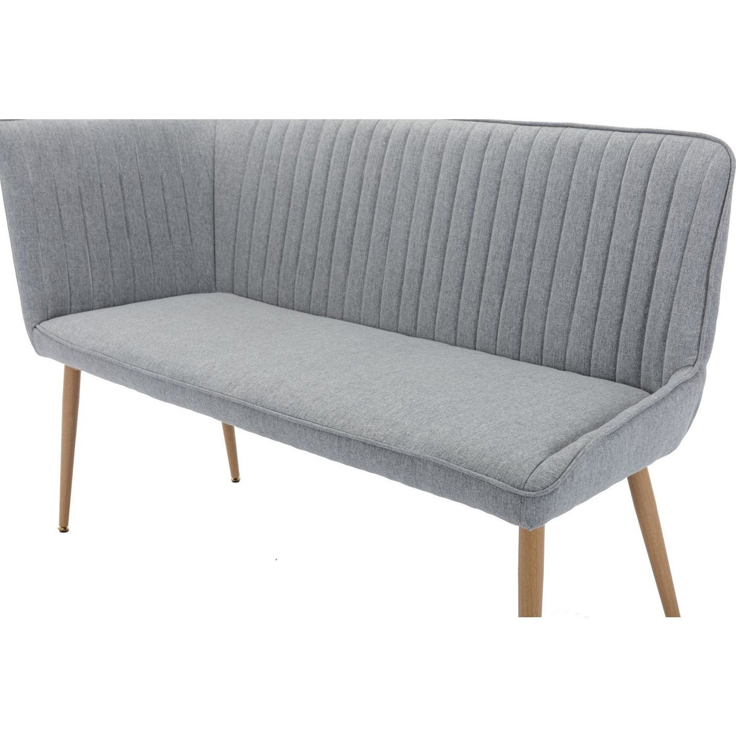 Otis Left Hand Corner Bench - Light Grey