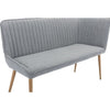 Otis Right Hand Corner Bench - Light Grey