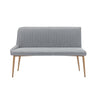 Otis Left Hand Corner Bench - Light Grey