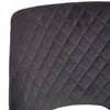 Pippa Diamond Stitch Swivel Chair - Graphite Velvet