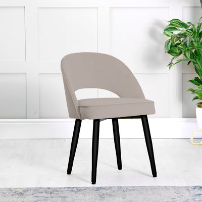 Nova Chair - Taupe Velvet