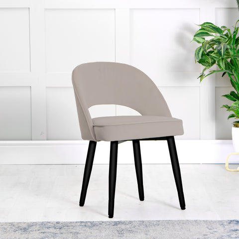 Nova Chair - Taupe Velvet