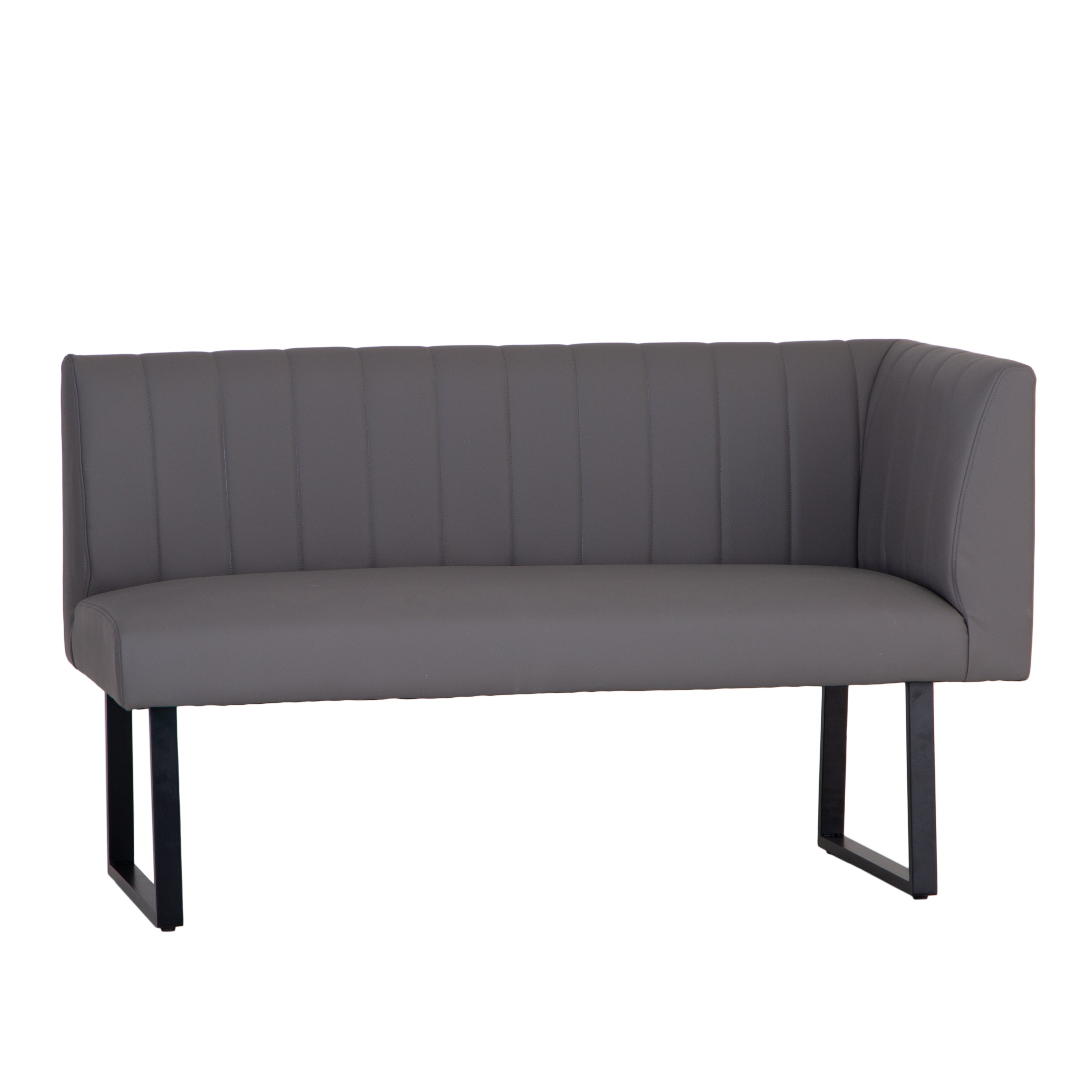 Otto Left Hand Corner Bench - Grey