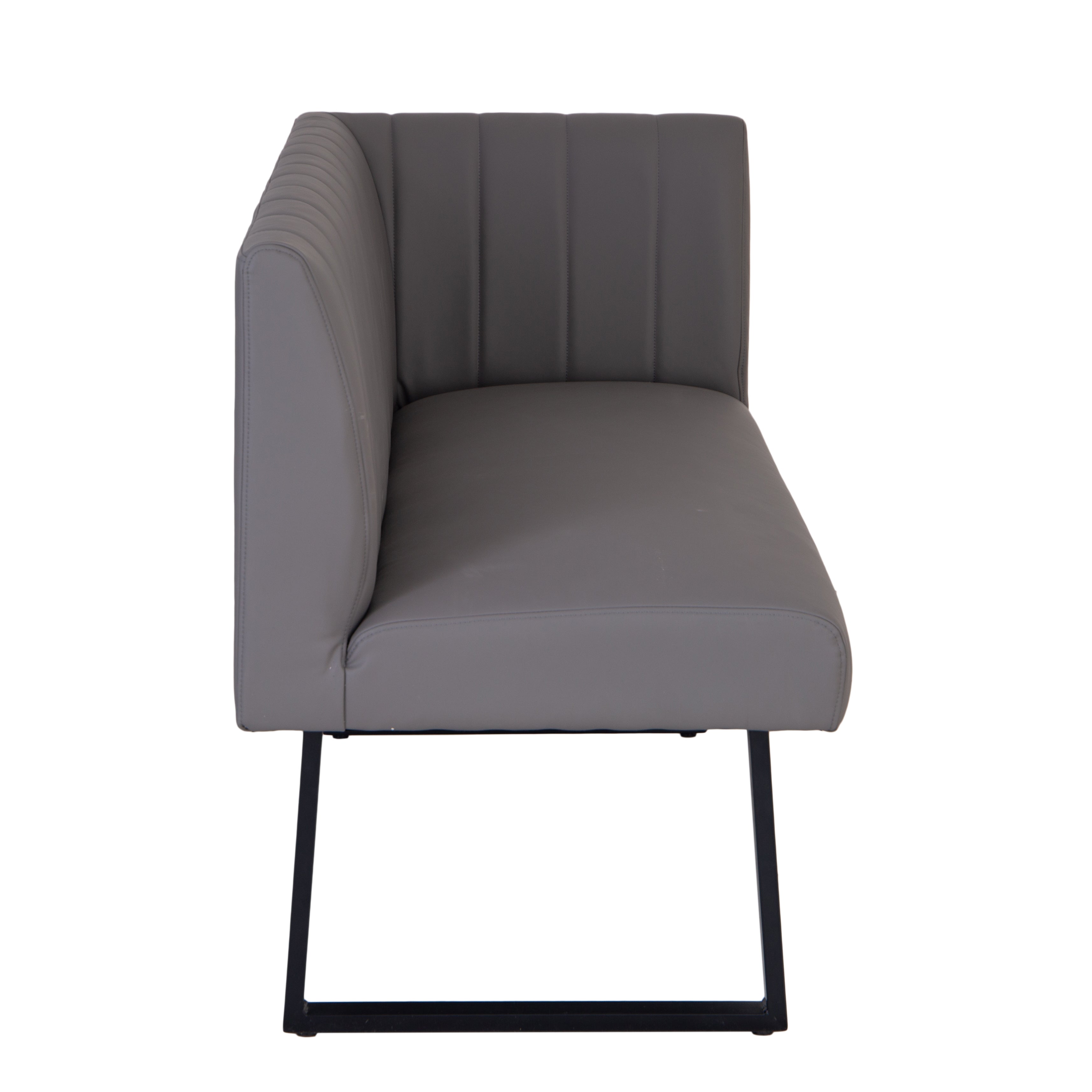 Otto Left Hand Corner Bench - Grey