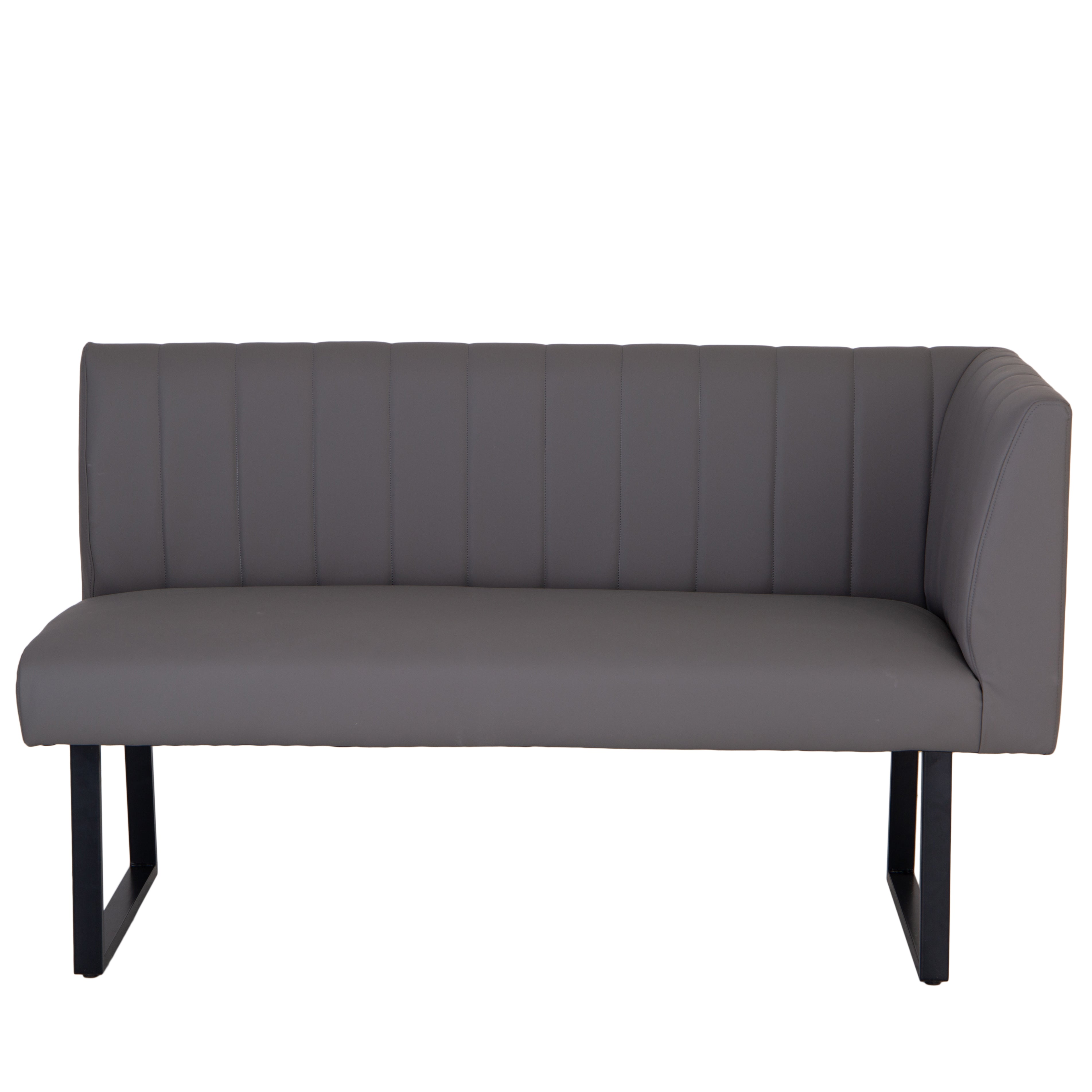 Otto Left Hand Corner Bench - Grey