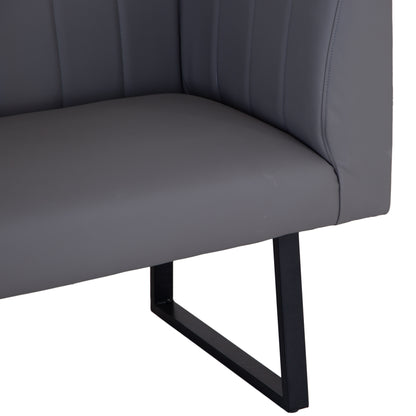 Otto Left Hand Corner Bench - Grey