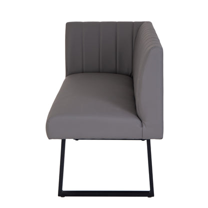 Otto Right Hand Corner Bench - Grey