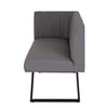 Otto Left Hand Corner Bench - Grey