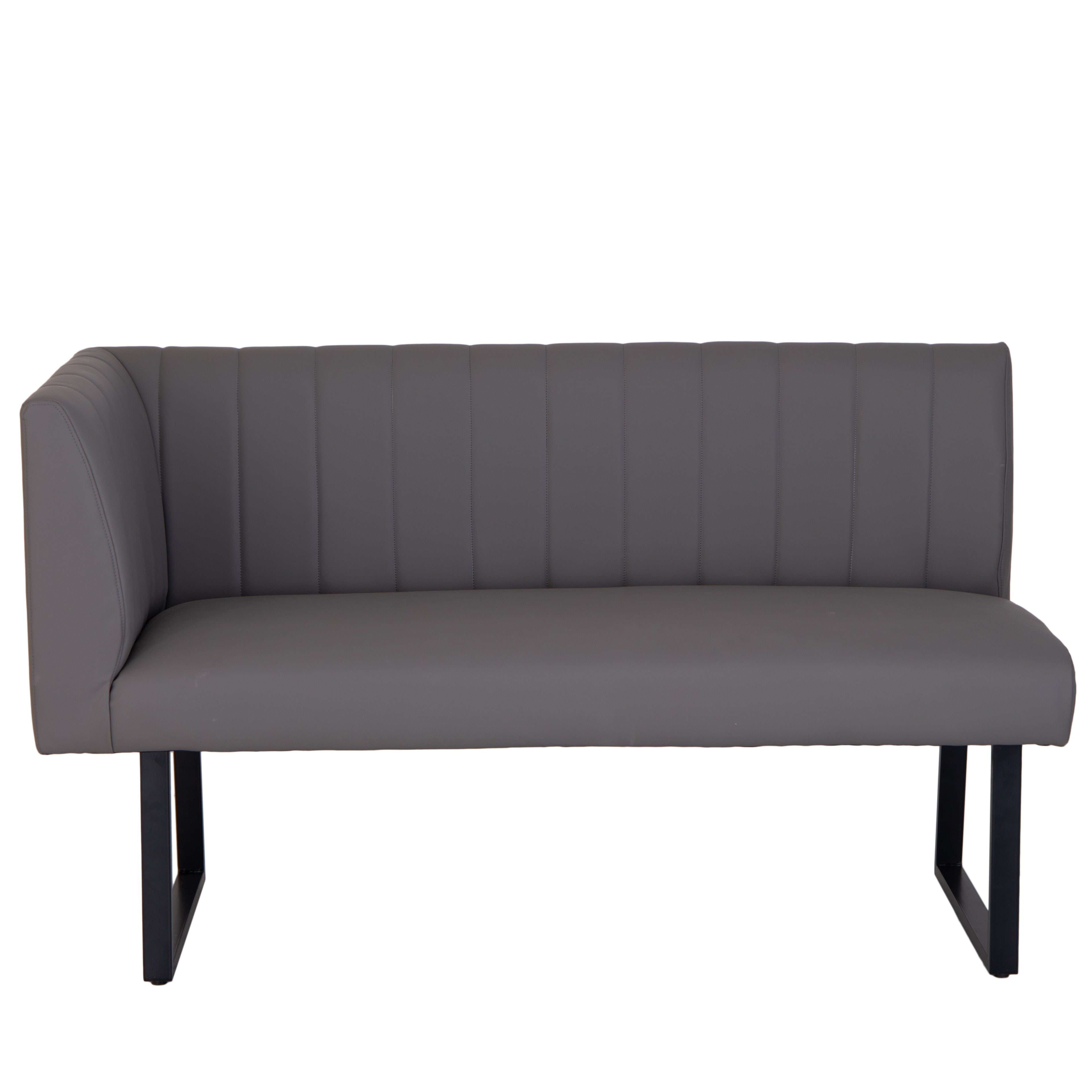 Otto Right Hand Corner Bench - Grey