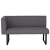 Otto Left Hand Corner Bench - Grey