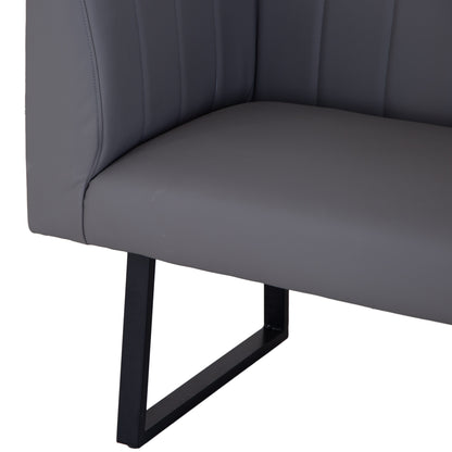 Otto Right Hand Corner Bench - Grey