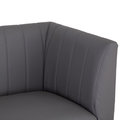 Otto Right Hand Corner Bench - Grey