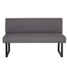 Otto Straight Bench - Grey