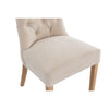 Danbury Fabric Curved, Button Back Dining Chair - Natural