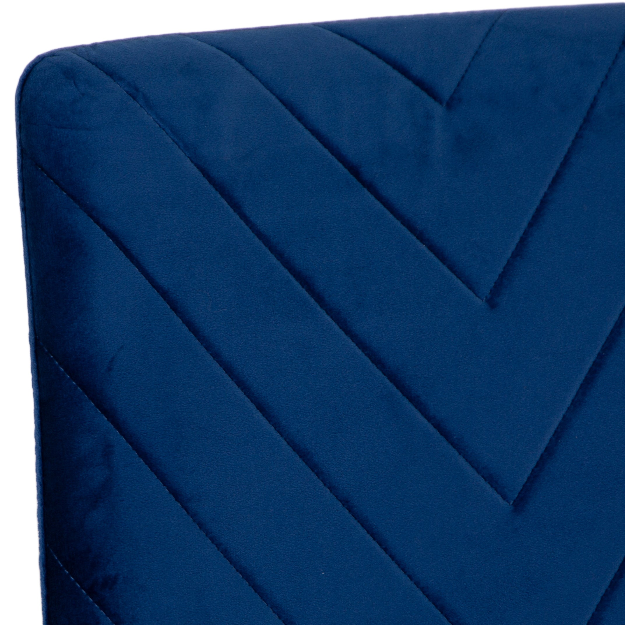 Soho Retro Dining Chair - Blue Velvet