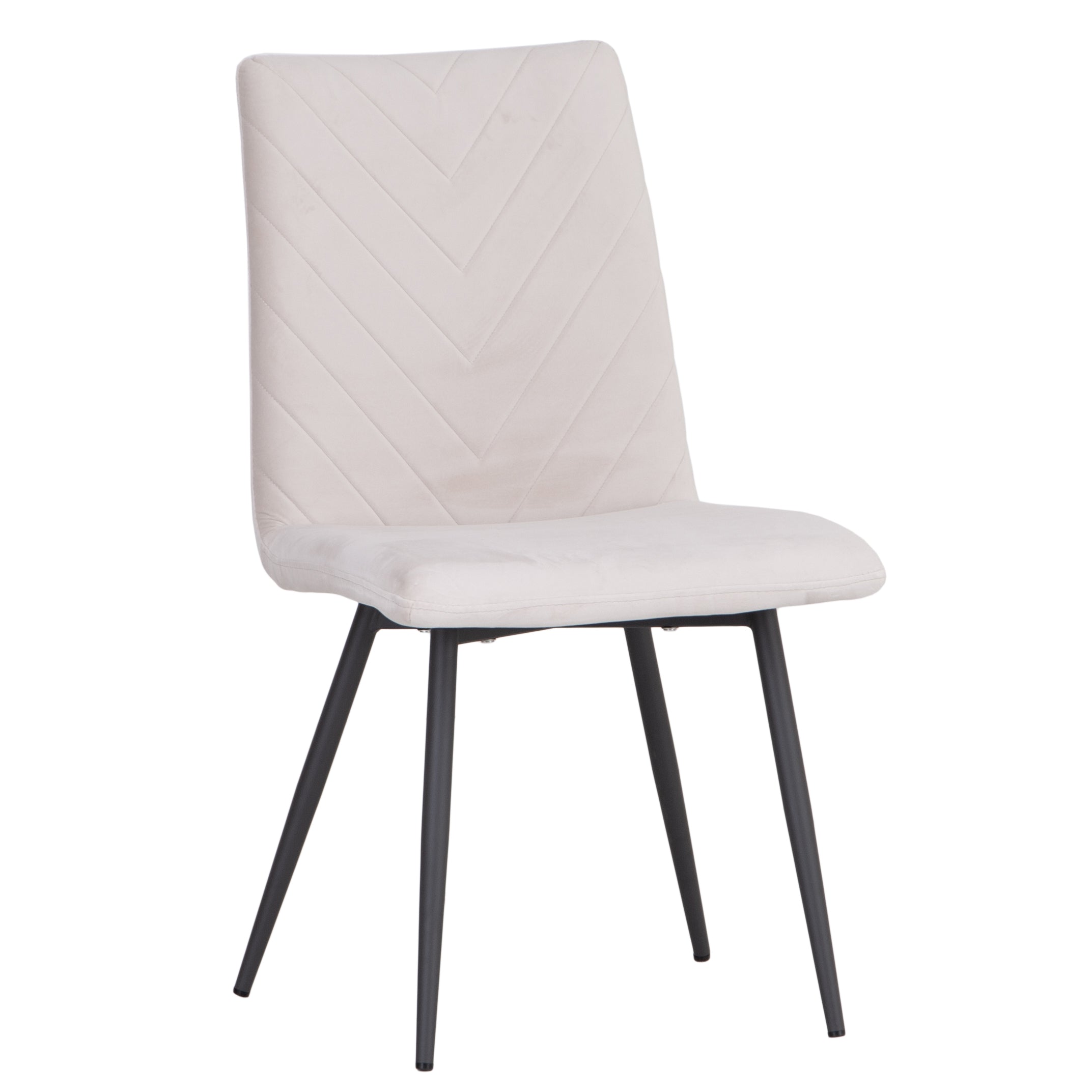 Soho Retro Dining Chair - Taupe Velvet