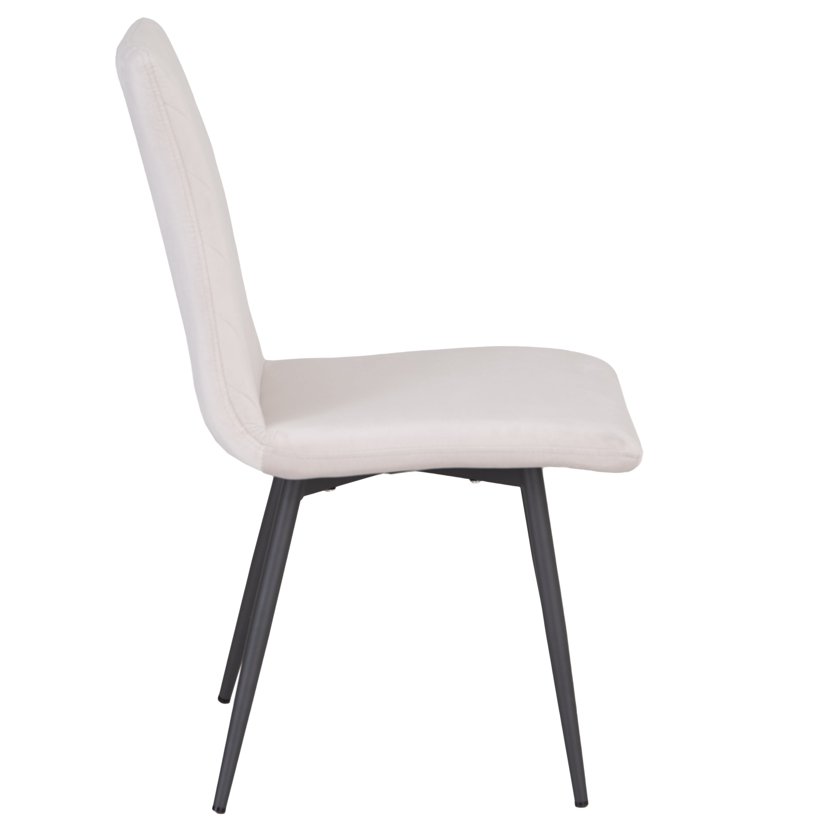Soho Retro Dining Chair - Taupe Velvet