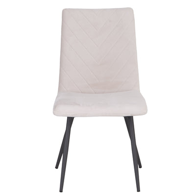 Soho Retro Dining Chair - Taupe Velvet