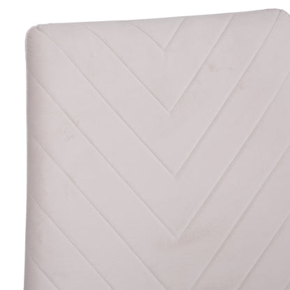 Soho Retro Dining Chair - Taupe Velvet