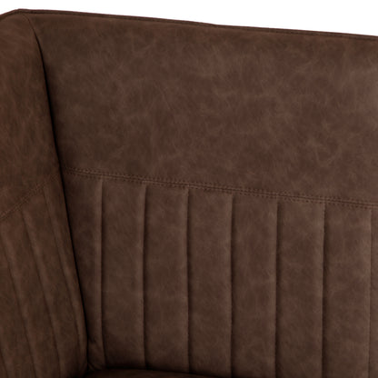Ripley Corner Dining Bench  - Brown