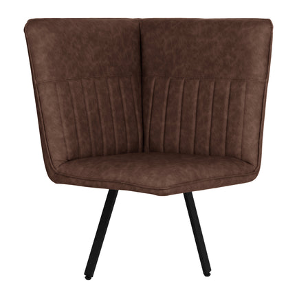Ripley Corner Dining Bench  - Brown