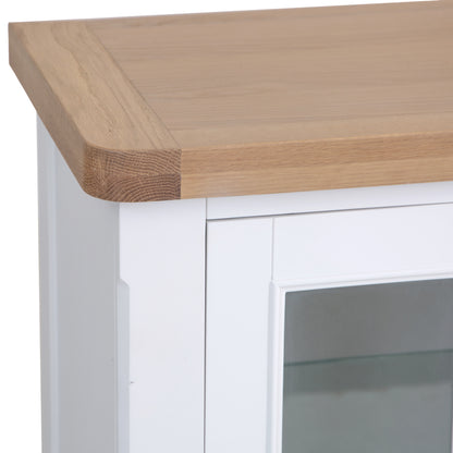 Country Living, White Painted & Oak - 4 Door Sideboard