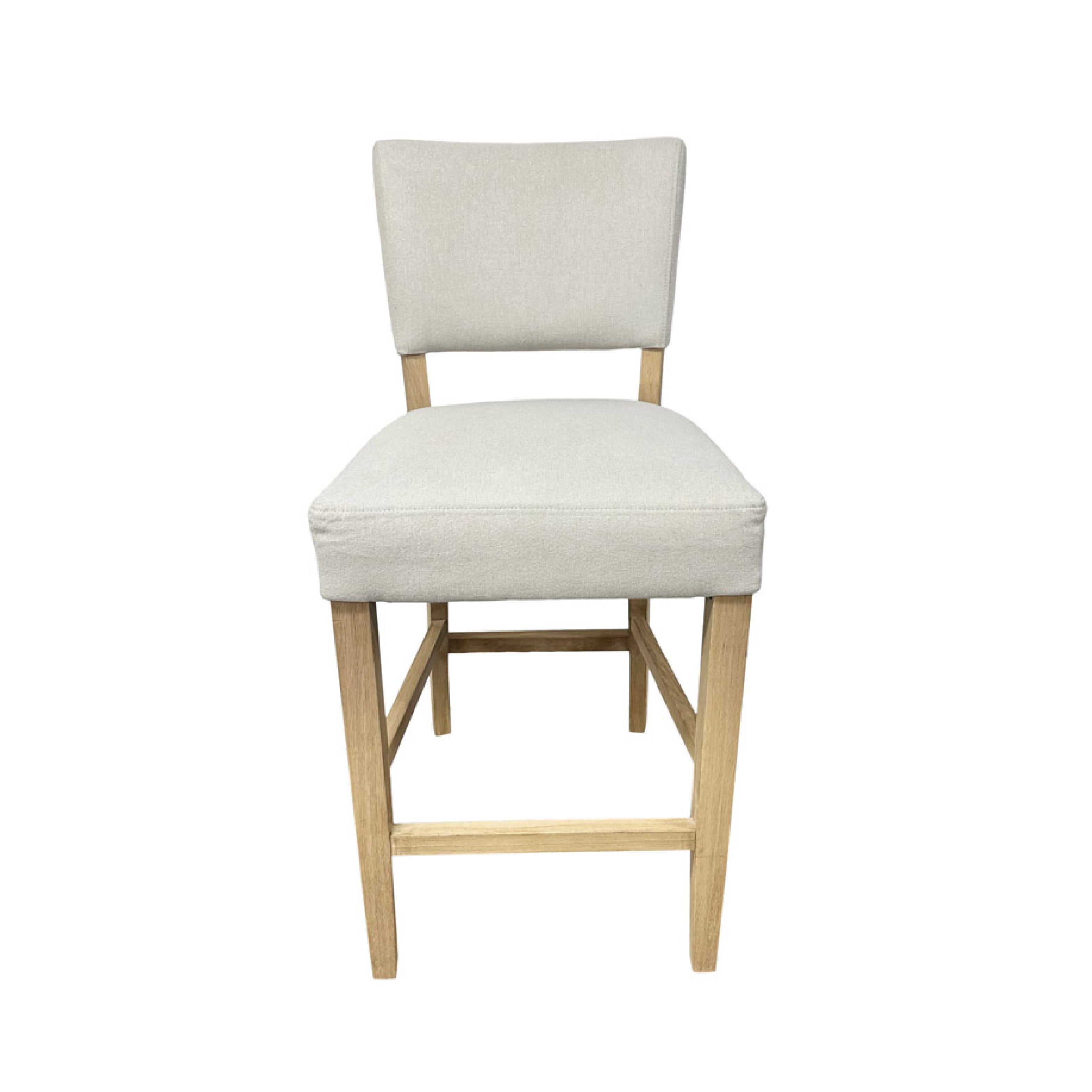Country Living Fabric Bar Stool - Natural
