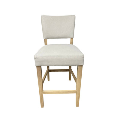 Country Living Fabric Bar Stool - Natural