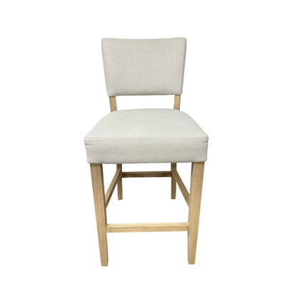 Country Living Fabric Bar Stool - Natural