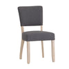Country Living, Oak & Painted - Fabric Dining Chair - Grey