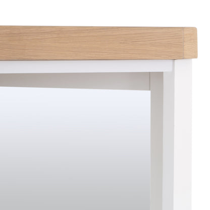 Country Living, White Painted & Oak - Corner Hall Bench TOP