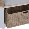 Country Living, White Painted & Oak - Corner Hall Bench