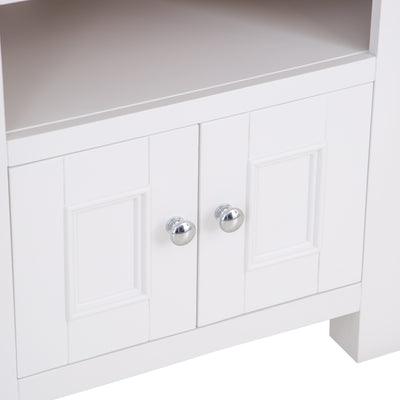 Country Living, White Painted & Oak - Corner TV Unit
