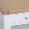 Country Living, White Painted & Oak - Coffee Table with Drawers