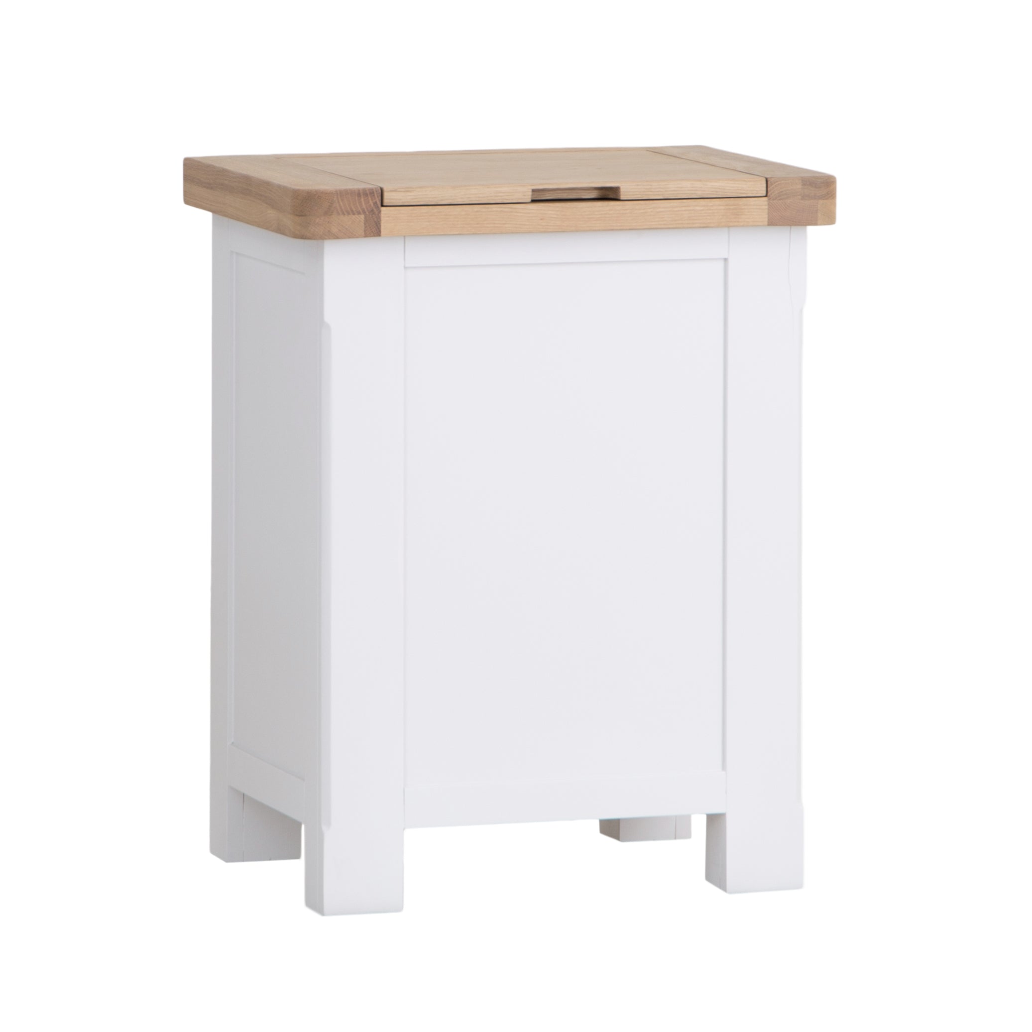 Country Living, White Painted & Oak - Laundry Box