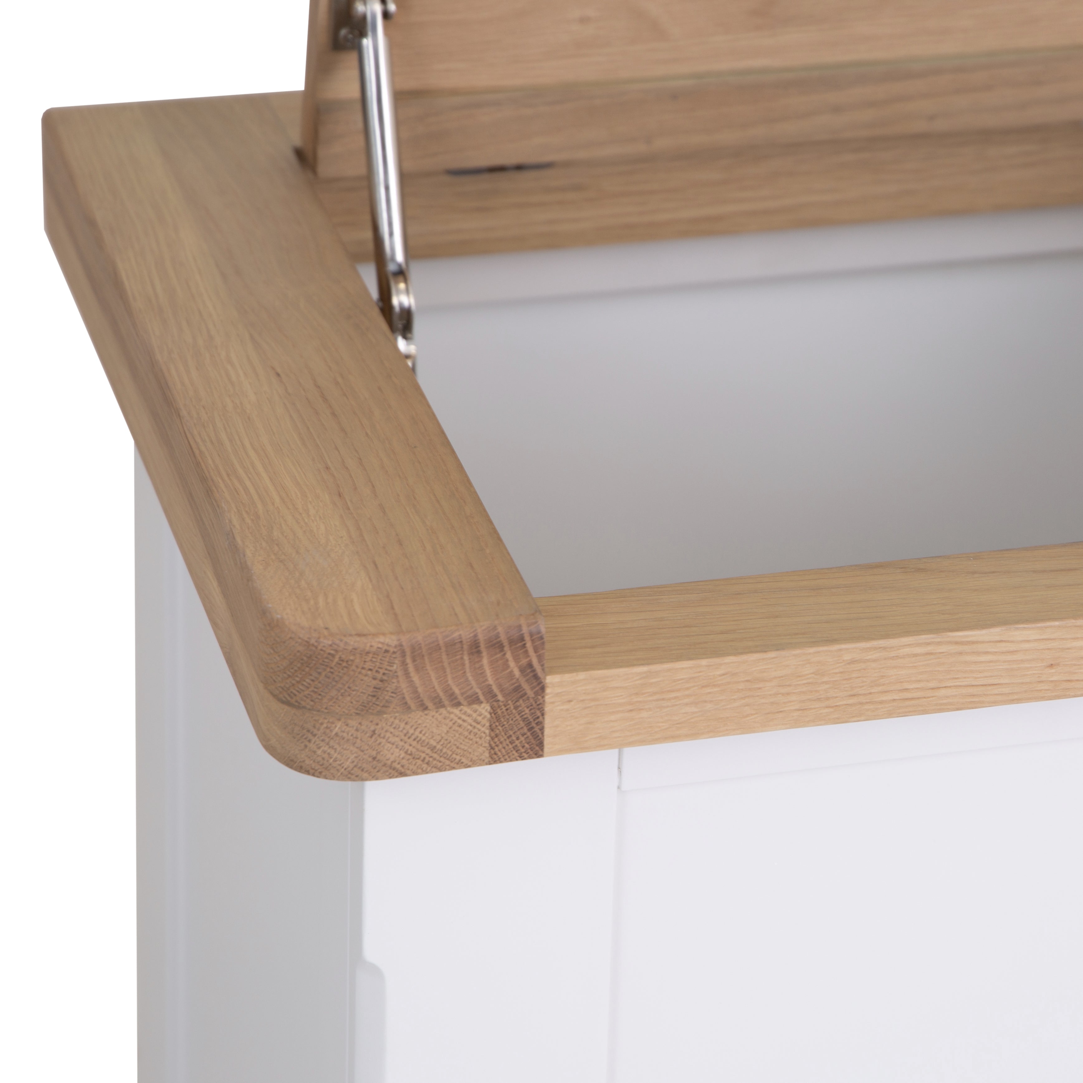 Country Living, White Painted & Oak - Laundry Box