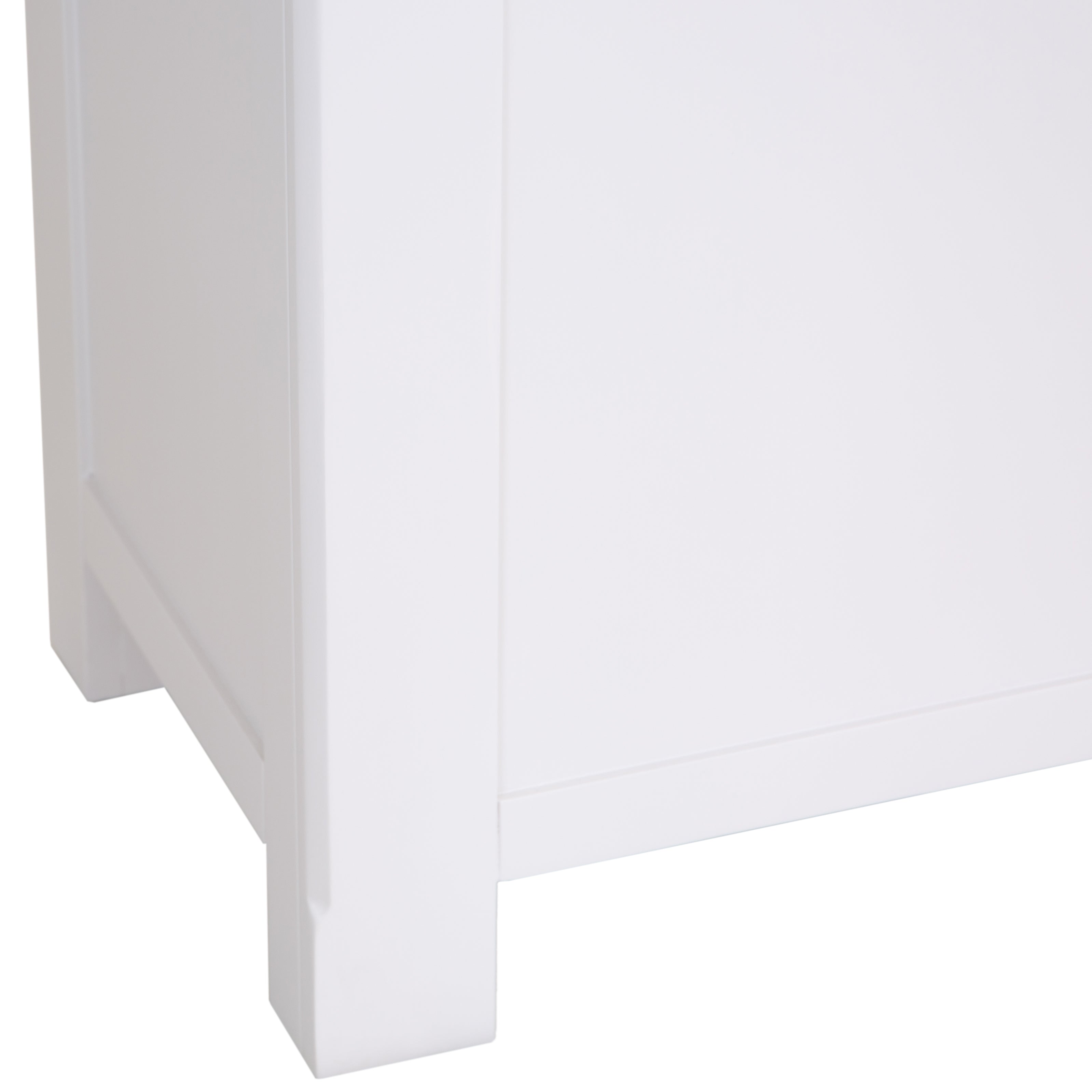 Country Living, White Painted & Oak - Laundry Box